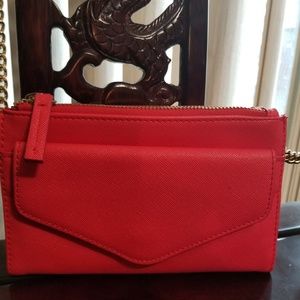Express brand- coral colored, crossbody purse